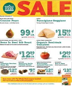 whole foods market sales this week|whole foods flyer next week.